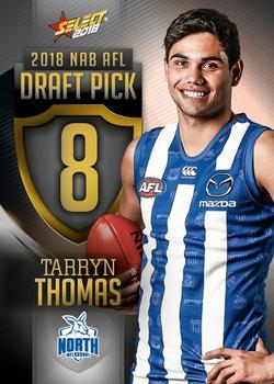 2018 Select AFL Draft Picks #DP8 Tarryn Thomas Front